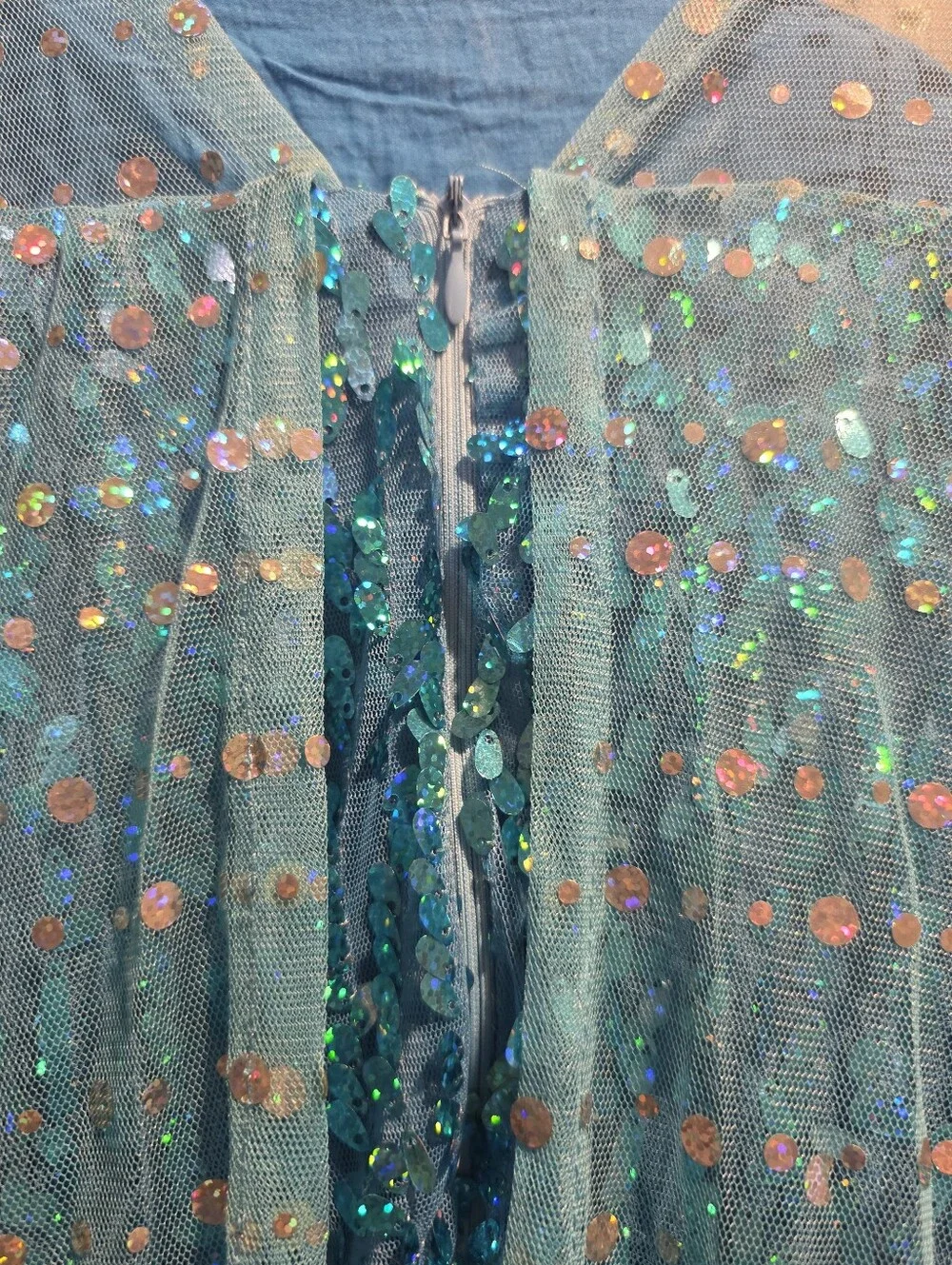 Frozen inspired Girls' Sequin Dress and Cape